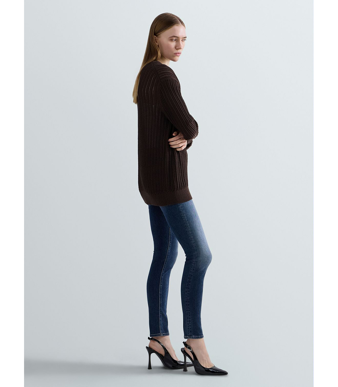 スキニーNEW LUZ モダールストレッチデニム 詳細画像 ブルー 4